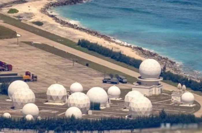 南海永暑岛实控35年，造岛面积超200万平方米，如今遍布导弹
