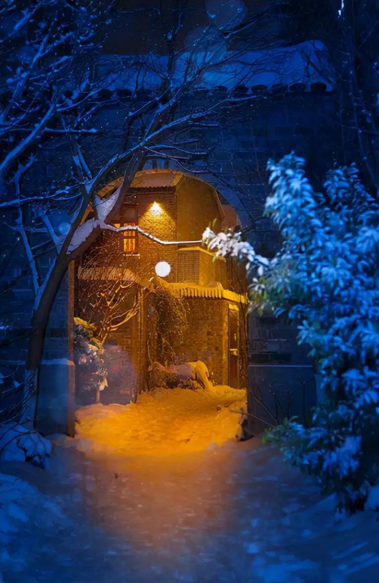 大雪拥蓬户 寒梦不成归，十五首雪夜的诗词，欣赏童话般美好的雪夜